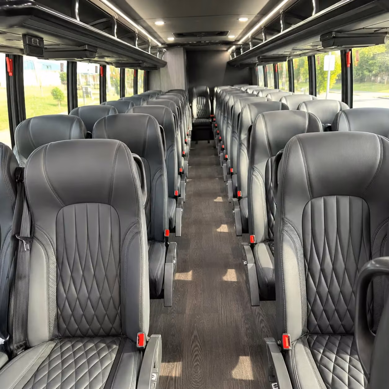 30 passenger minibus interior