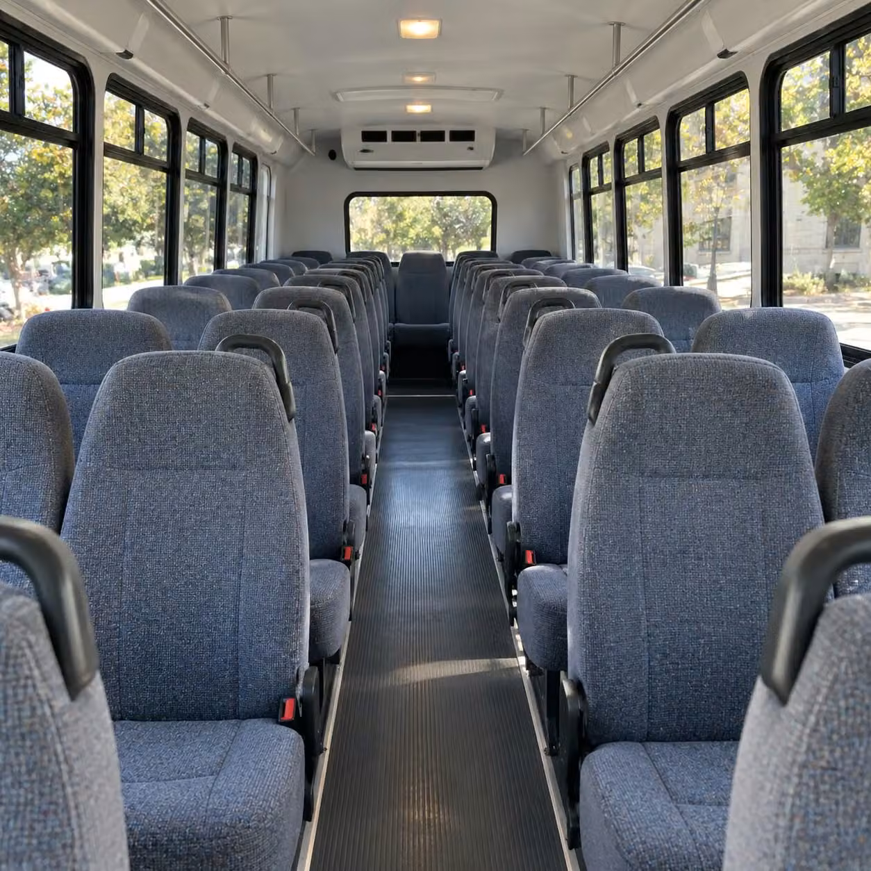 35 passenger minibus interior