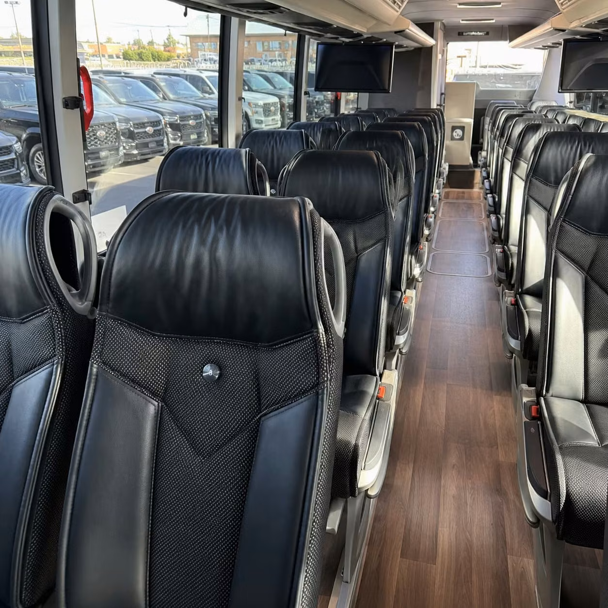 pflugerville charter bus interior