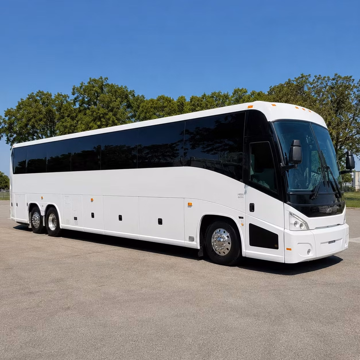 pflugerville charter bus rental exterior