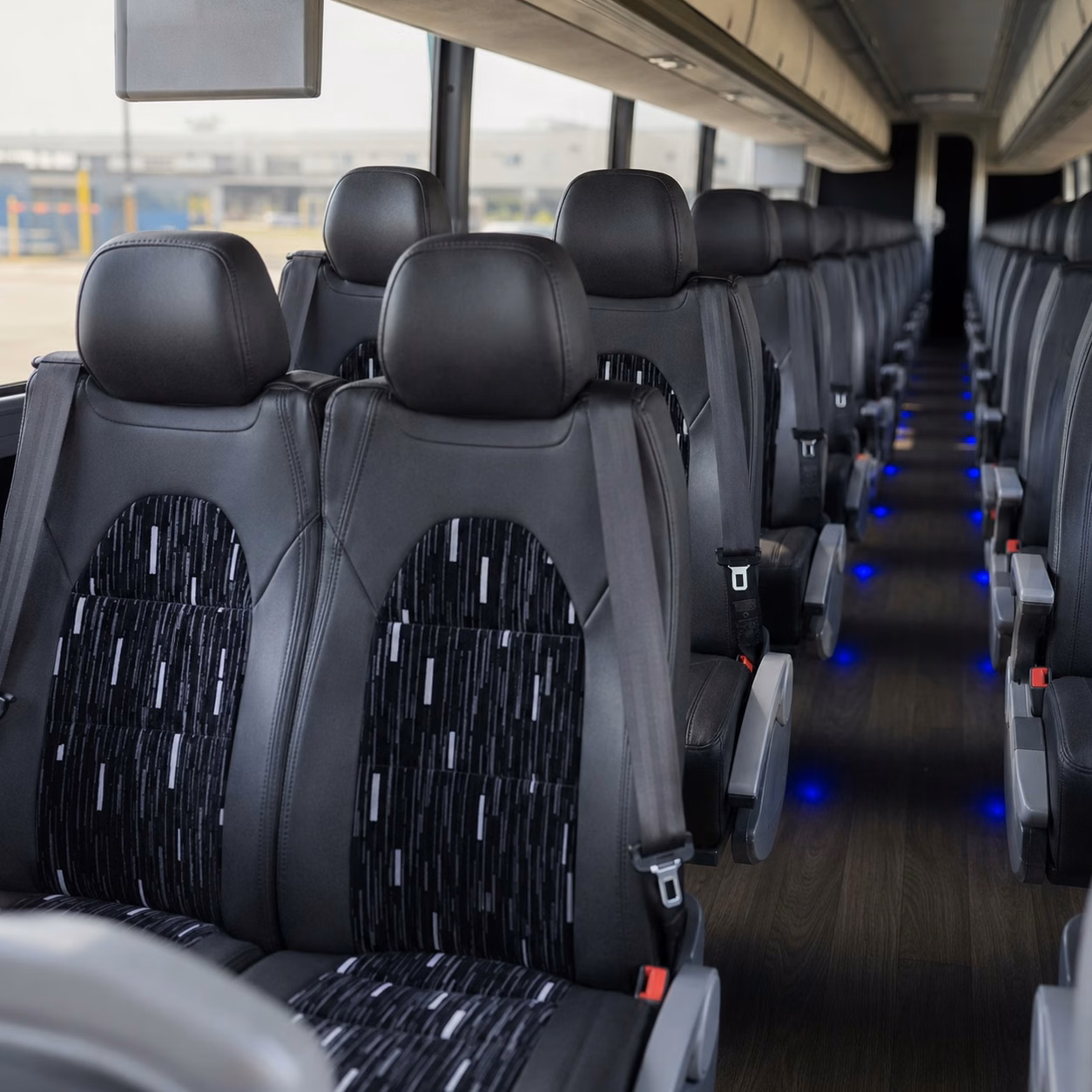 pflugerville charter bus rental inside
