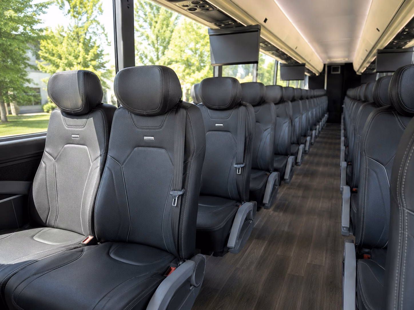 shuttle buses for pflugerville wedding venues and guest hotels